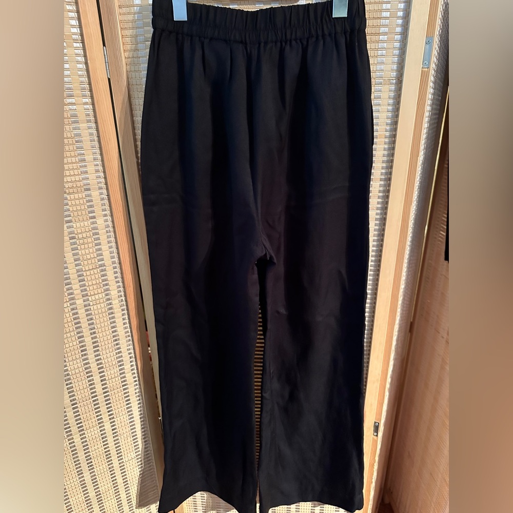 & Other Stories Wide Leg Linen Blend Pants